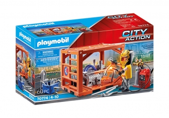 Конструктор Playmobil Производство контейнеров PM70774