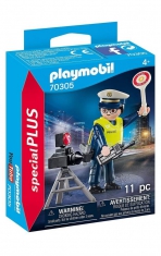 Конструктор Playmobil Полицейский с радаром скорости 70305