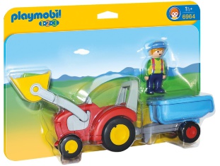 Конструктор Playmobil Трактор с прицепом 6964